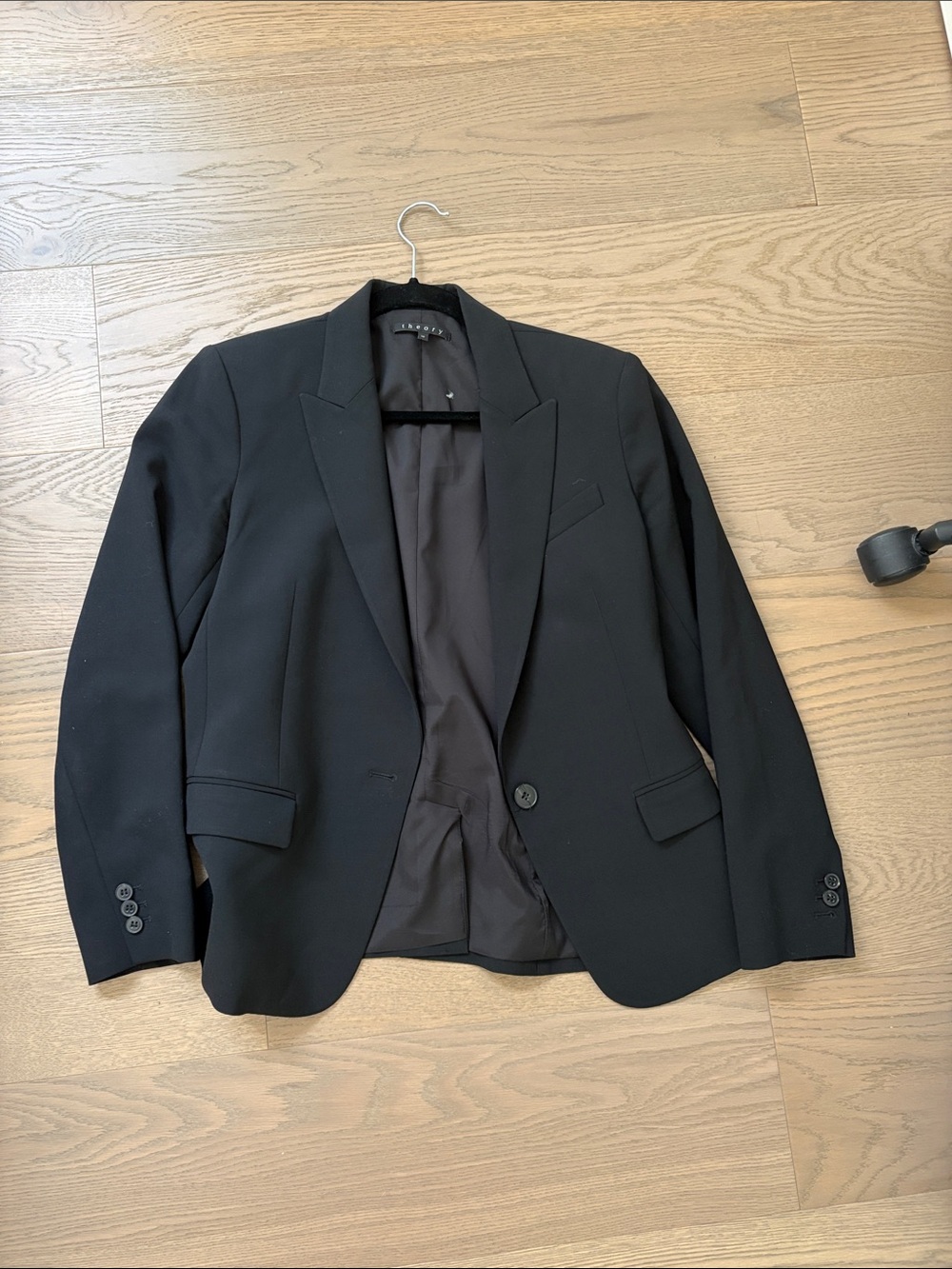 THEORY Women’s Black Tailored Suit - Size 10